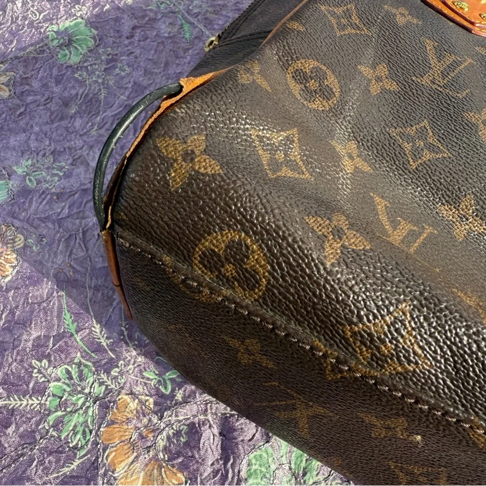Louis Vuitton Dark Brown Monogram Satchel - Picture 9 of 13